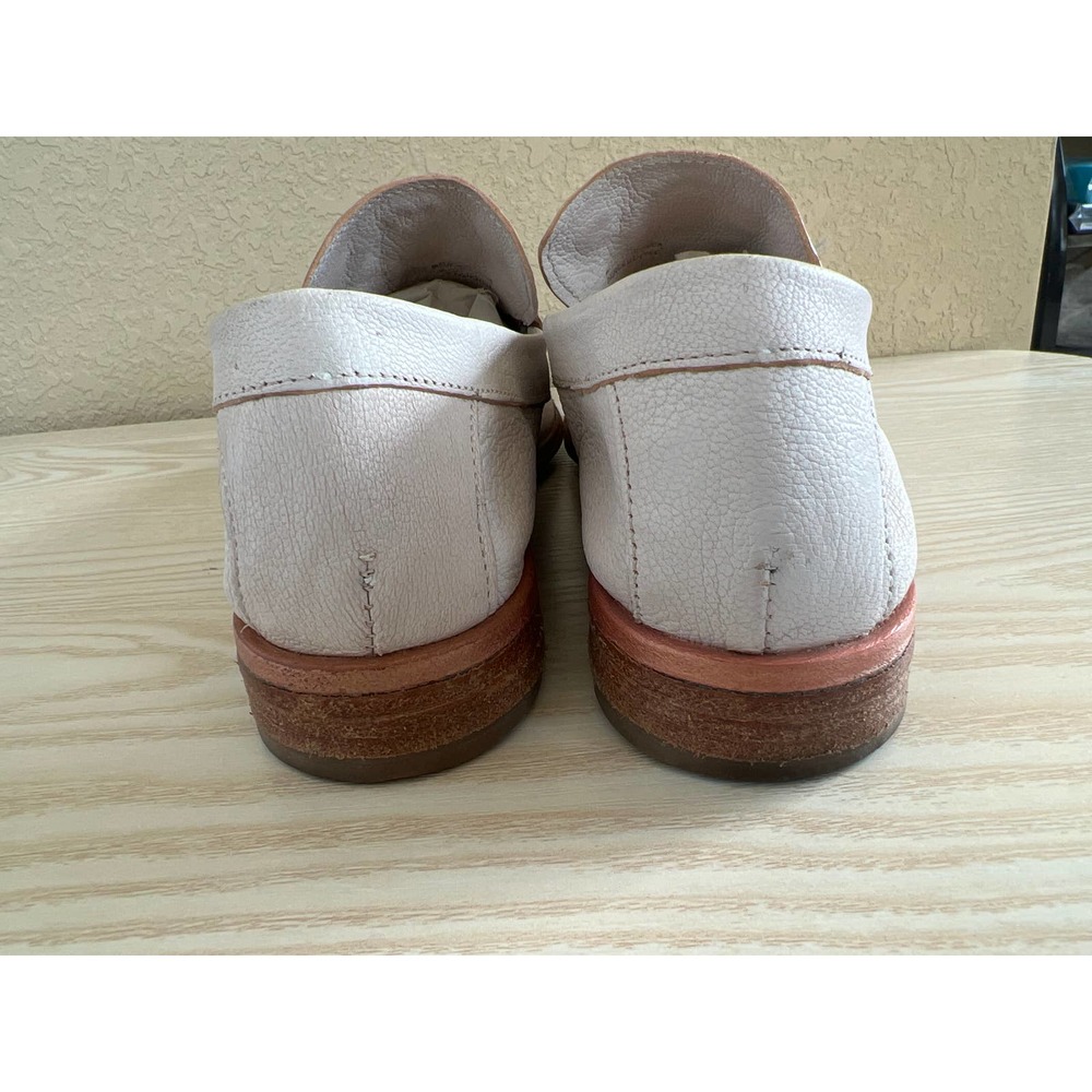 A.S.98 White Embroidered Loafers - Picture 5 of 10